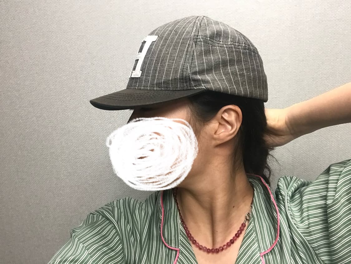 스트라이프 캠프캡 상품이미지9