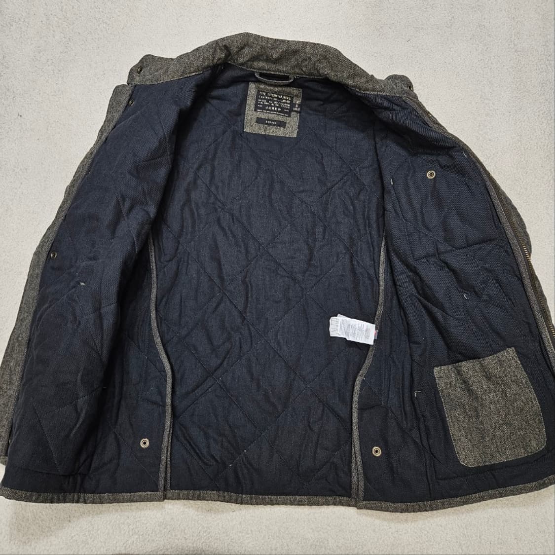 제이크루 헤링본 퀼팅 자켓 S 상품이미지5