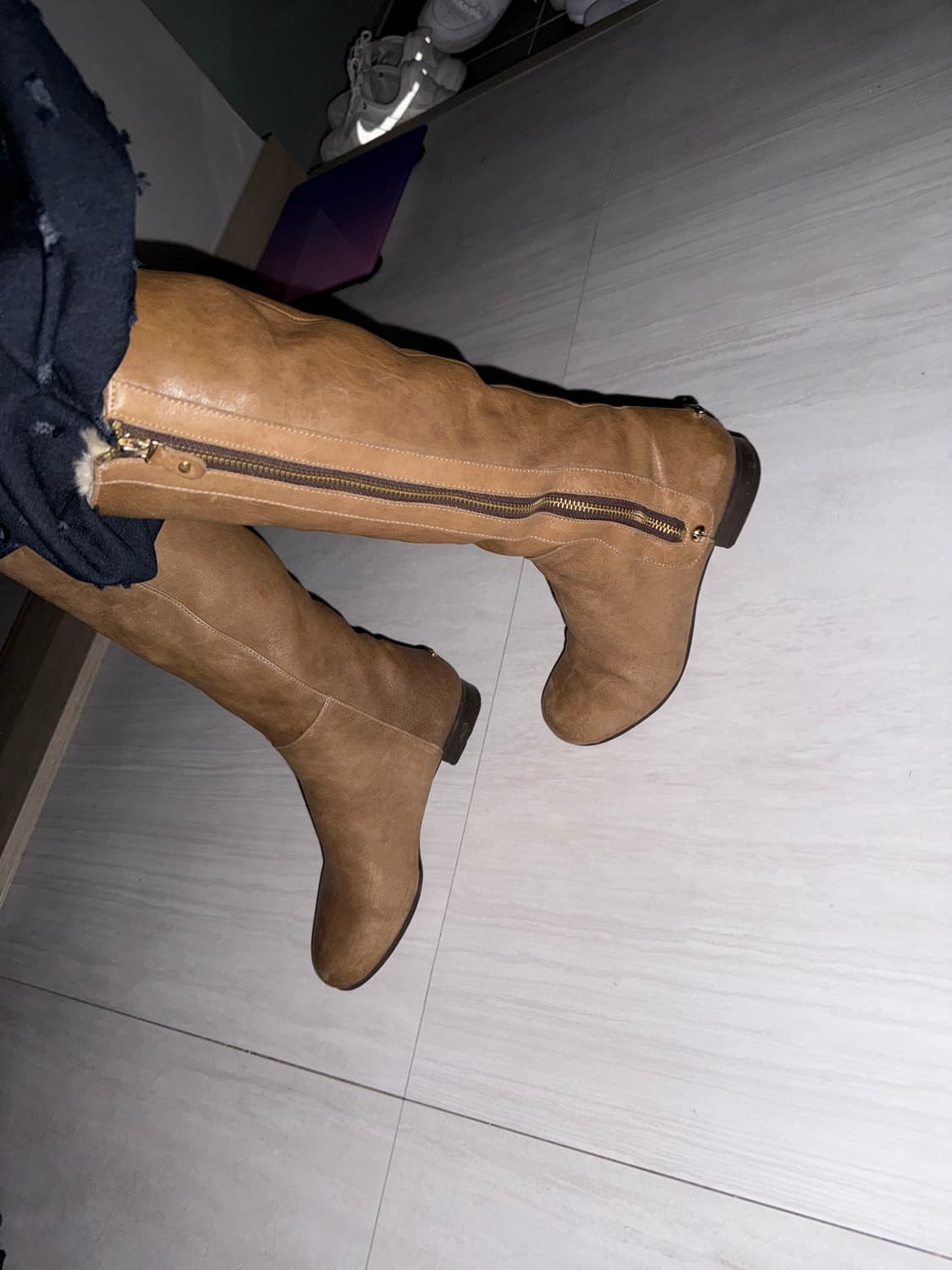 ꧁brunomagli rabbit fur boots꧂235cm 상품이미지5