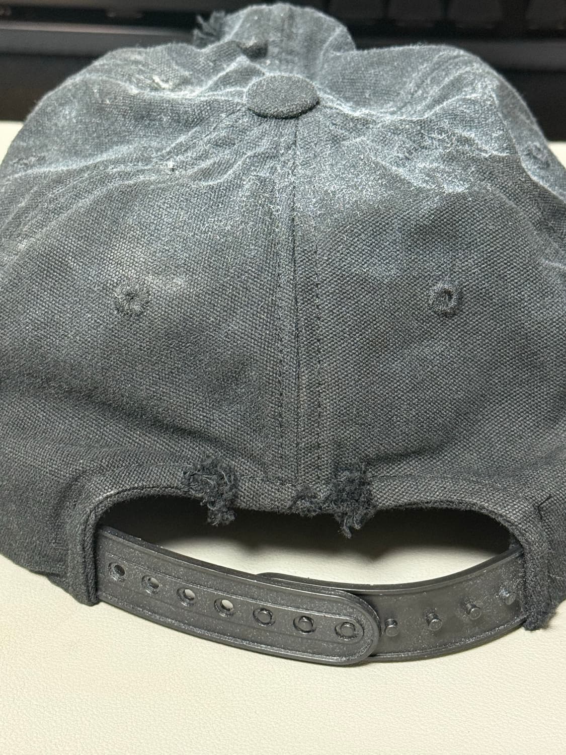 디디에르웨어 didier wear 디스트로이드 볼캡 블랙 상품이미지3