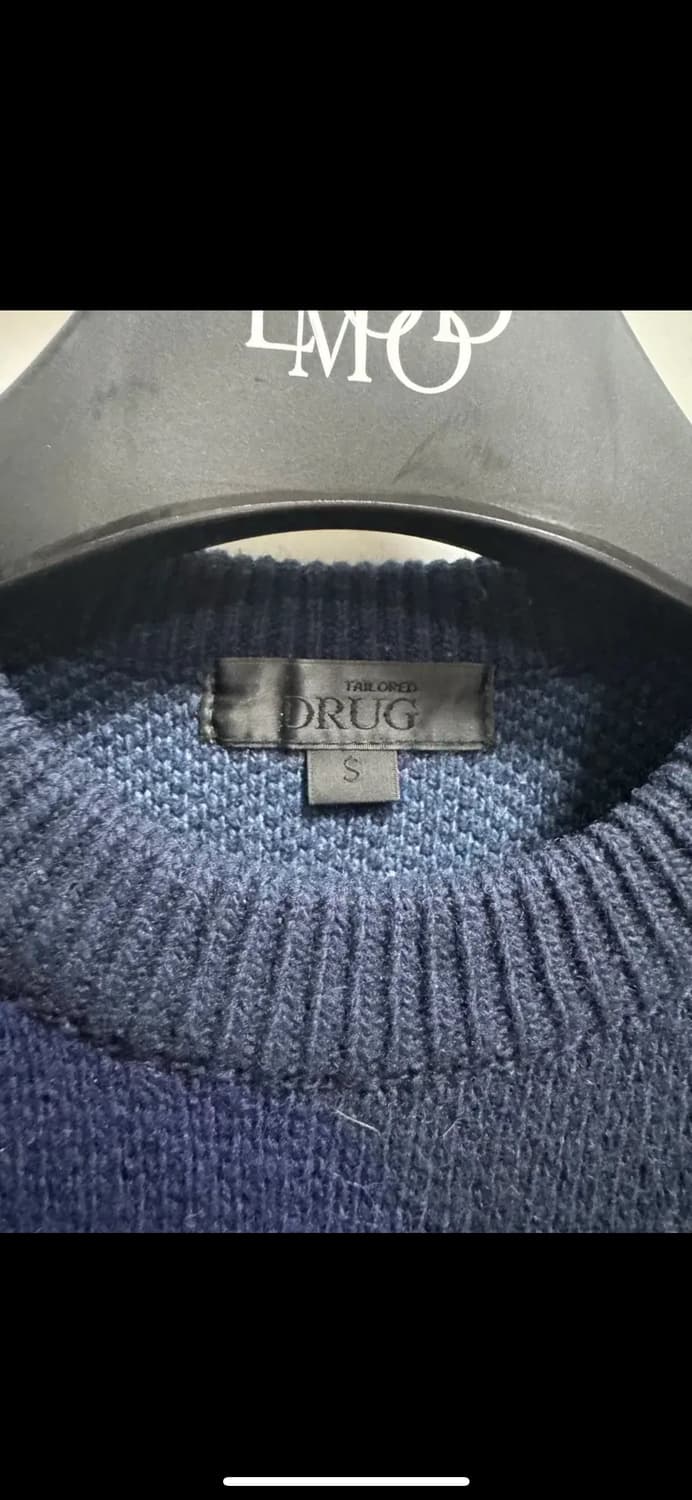 드러그옴므 로즈 니트 네이비 s 95 상품이미지4