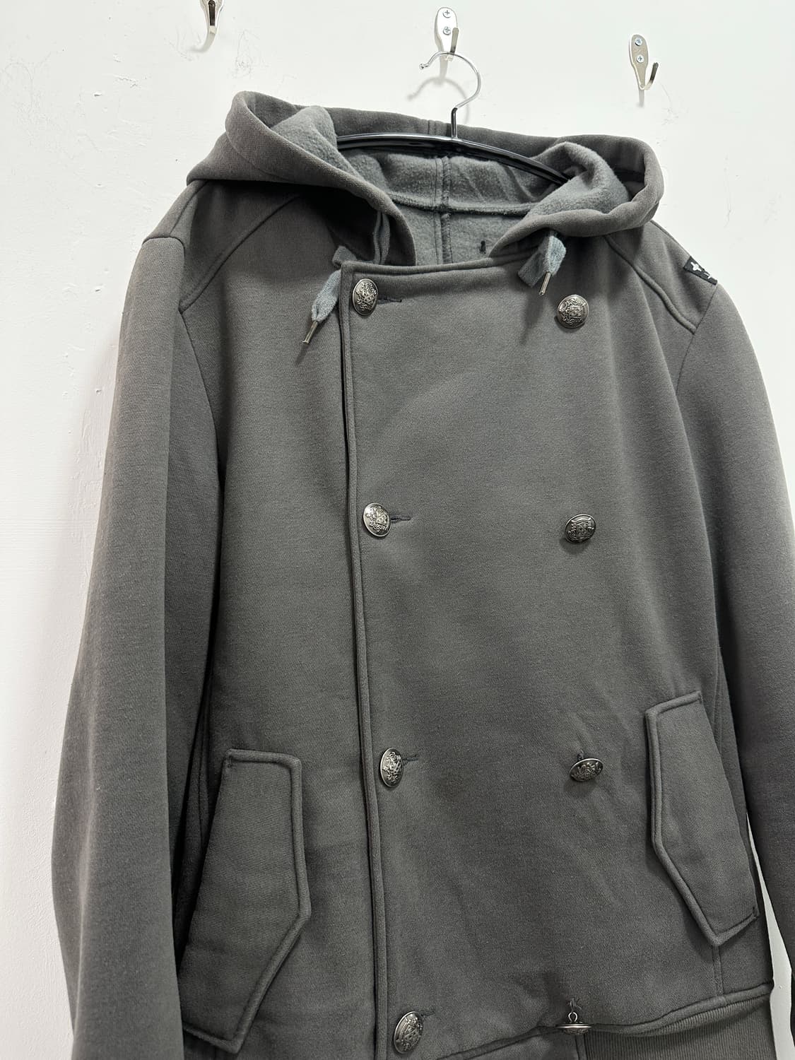 Vintage double buttoned hood jacket 상품이미지8