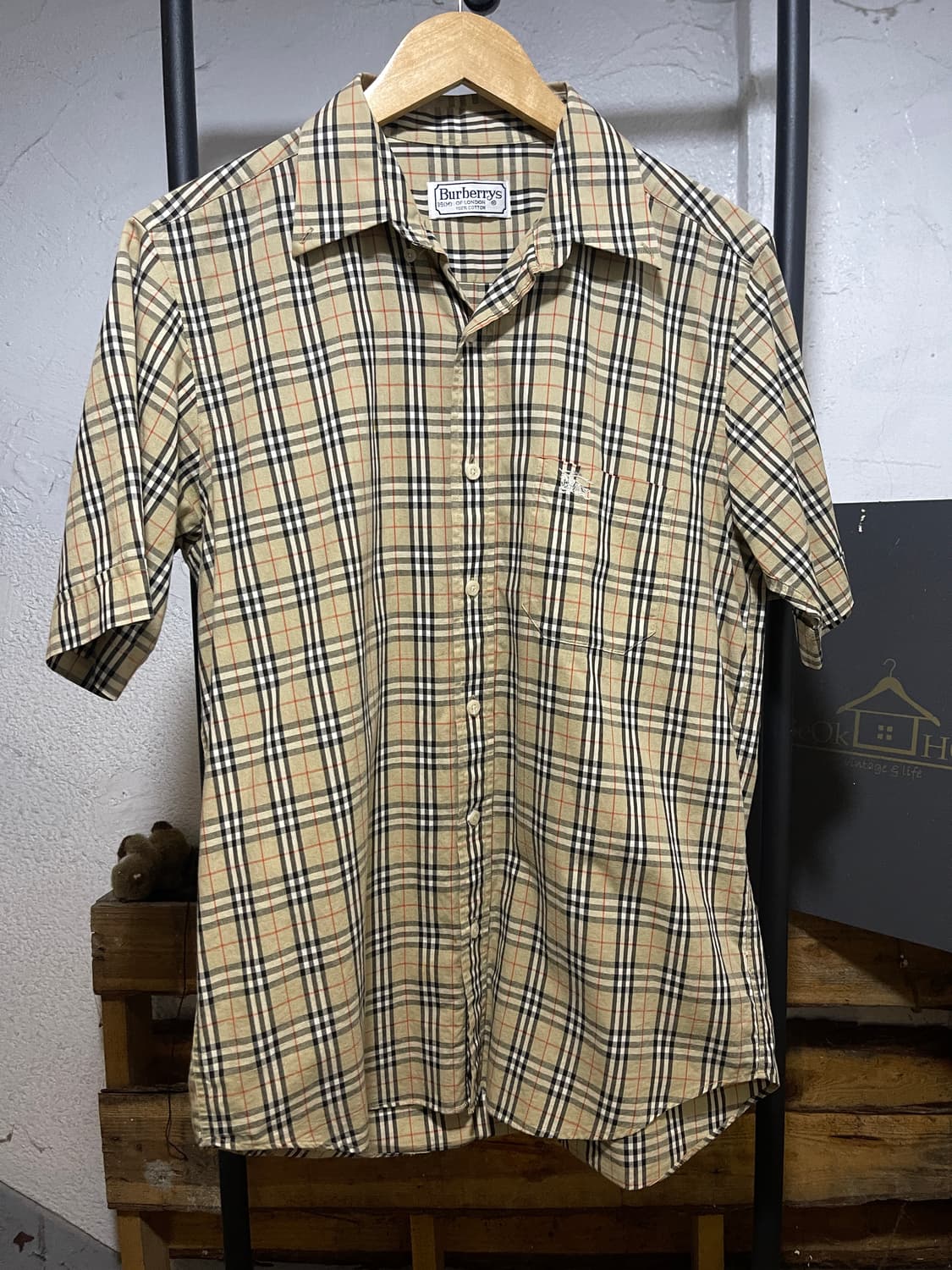 버버리 노바체크 반팔 셔츠 상품이미지1