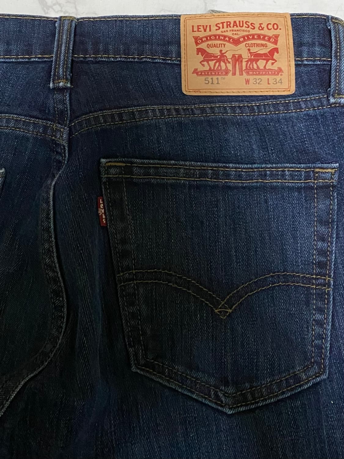 리바이스 511 청바지 데님 허리 32 인치 상품이미지4