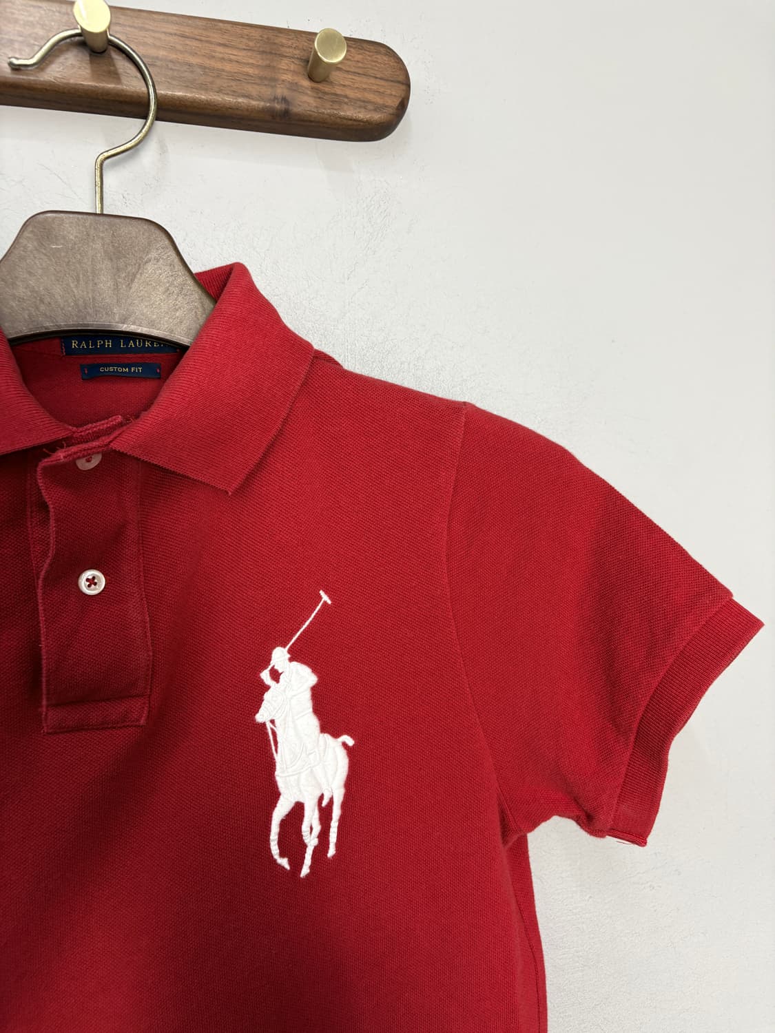 폴로랄프로렌 캐나다 빅포니 레드 폴로 셔츠 A3737 상품이미지3