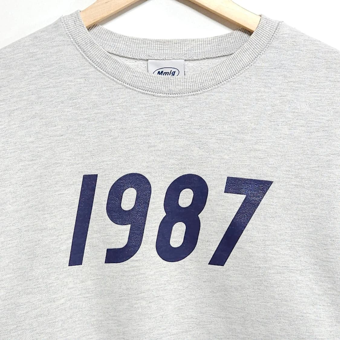남녀공용M)MMLG 엠엠엘지 1987 스웻 맨투맨 그레이 상품이미지2