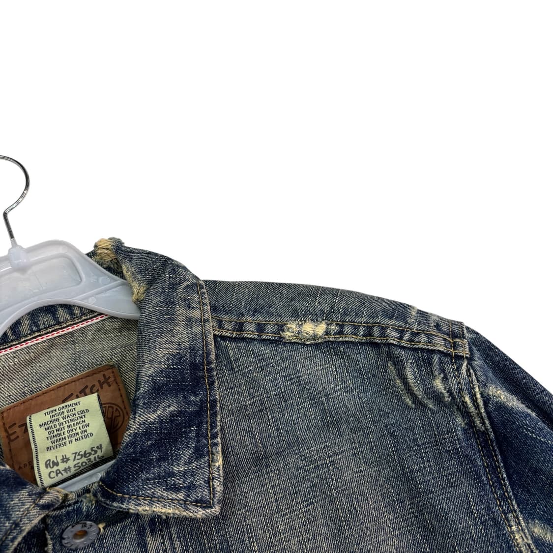 Ezra Ficth 디스트로이드 워시드 데님 자켓 상품이미지4