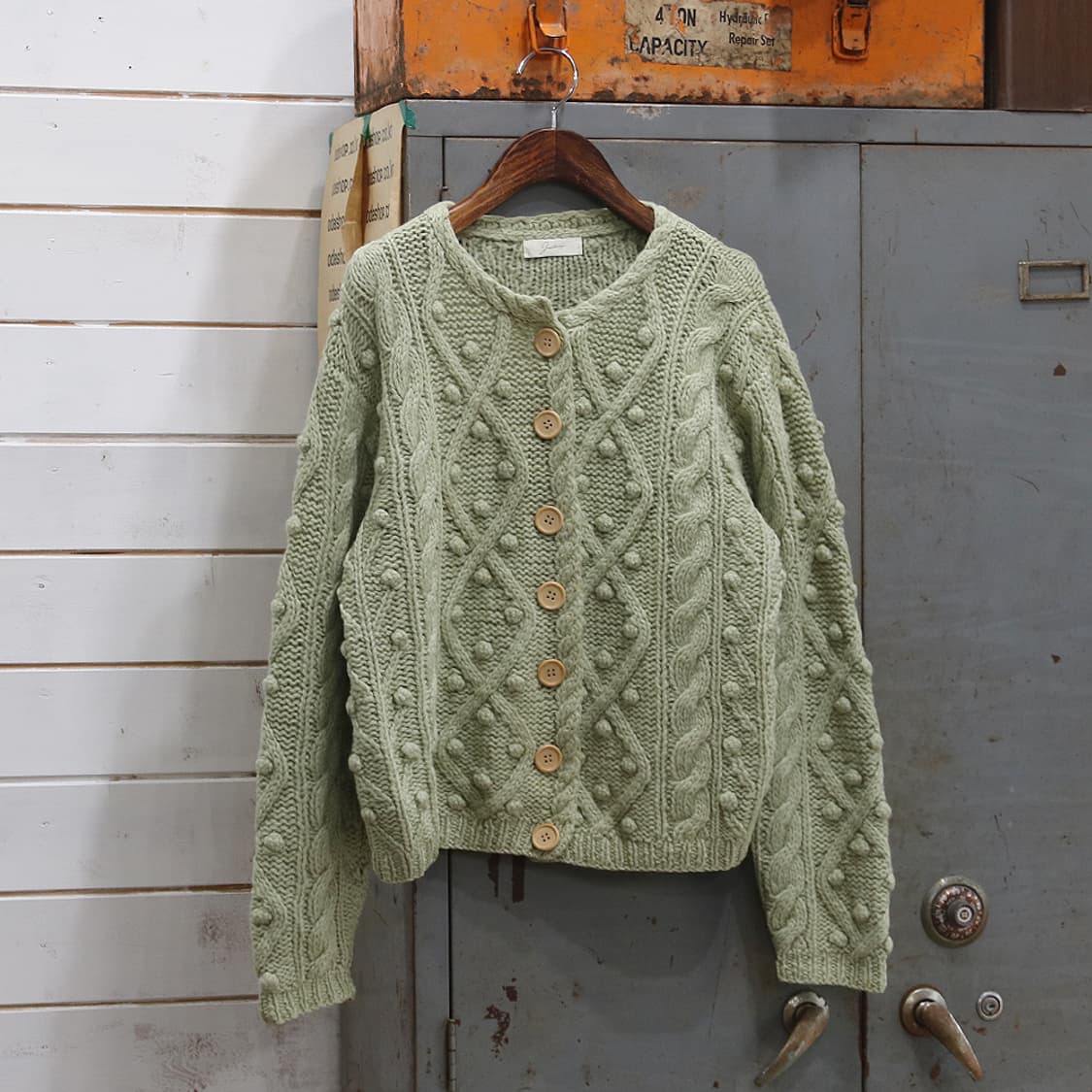 헤비울 라운드 가디건 (여성용 M) 상품이미지2