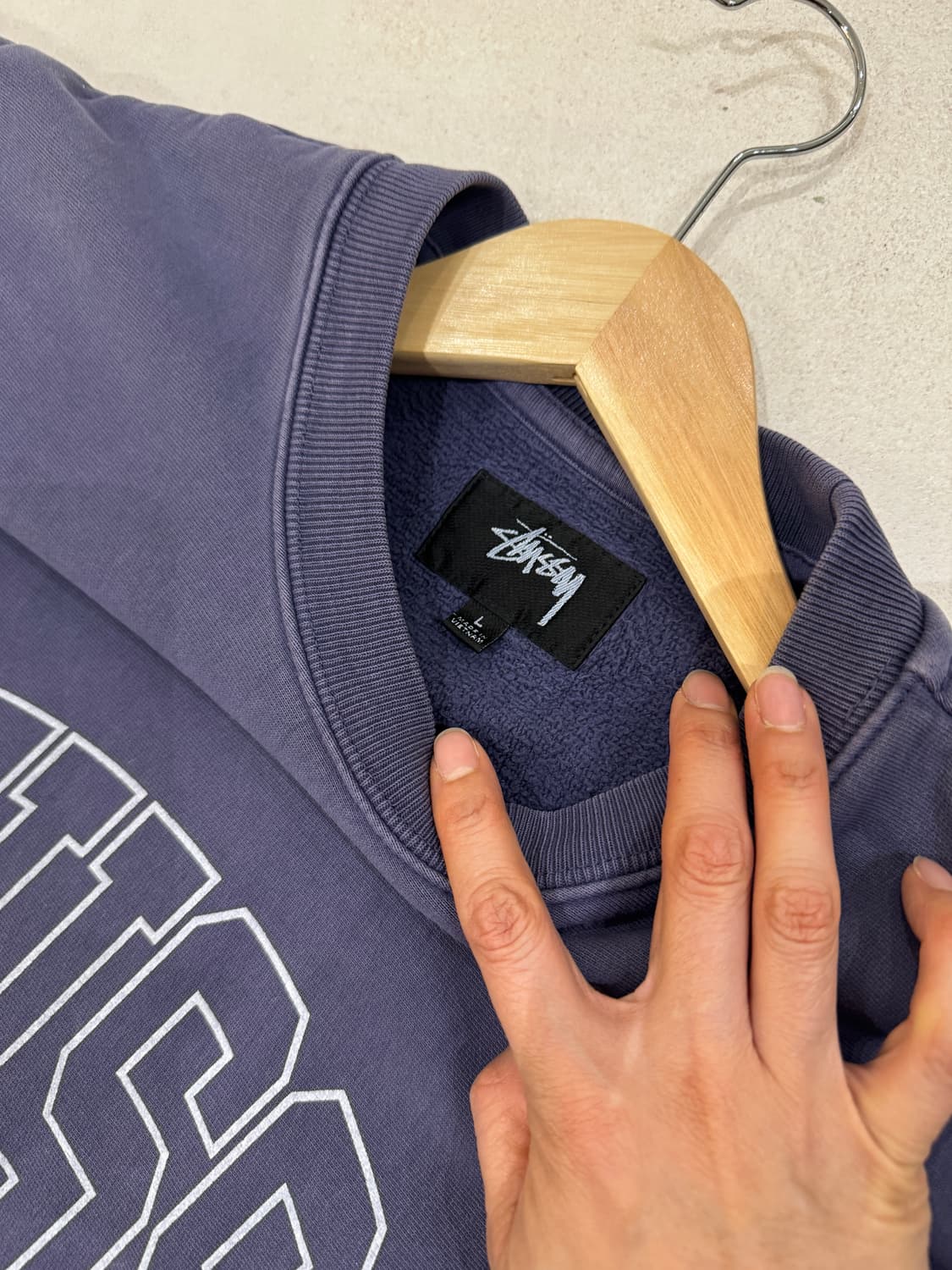 stussy 스투시 맨투맨 라지 사이즈 상품이미지3