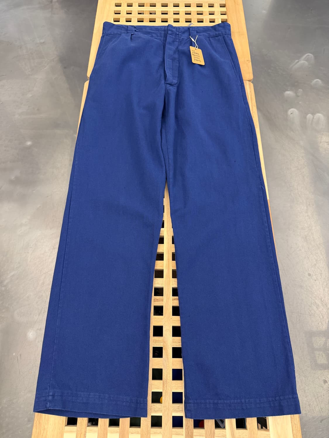 OLD VINTAGE WASHED NAVY FRENCH 프렌치워크팬츠 상품이미지1