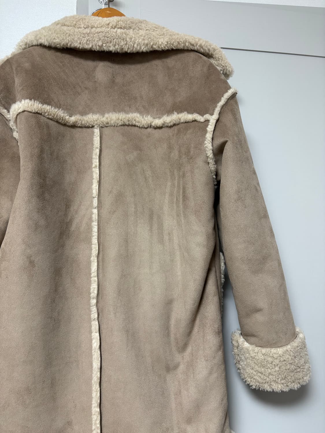 퍼 무스탕 코트 상품이미지4