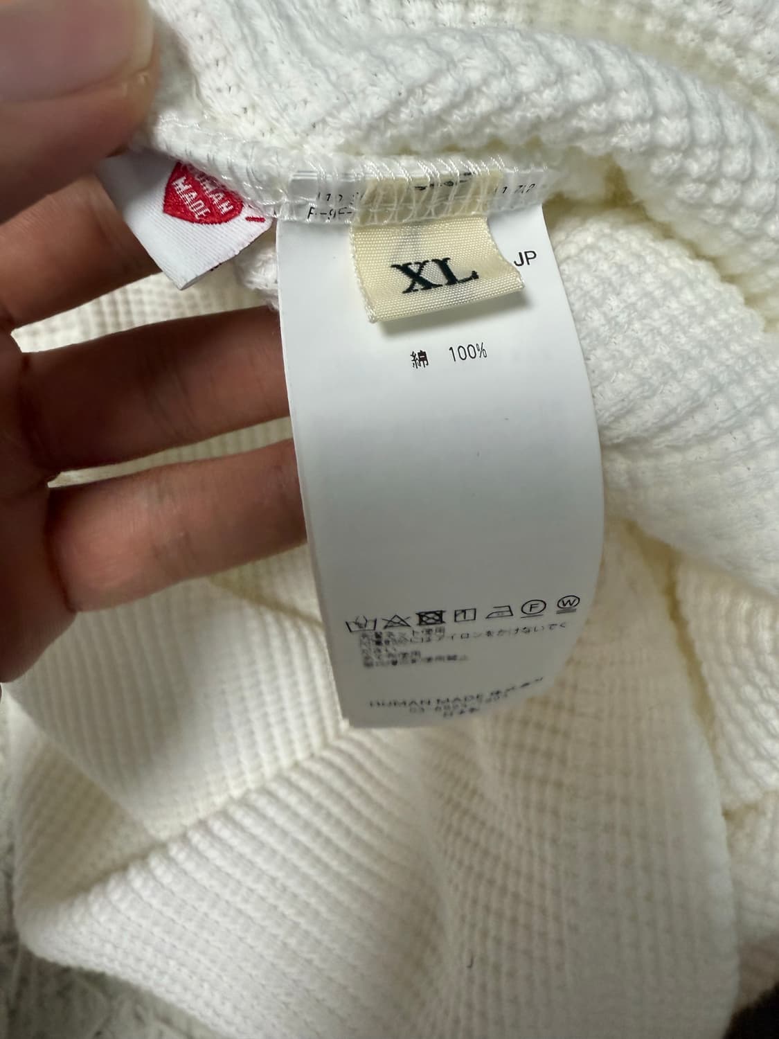 (XL)휴먼메이드 24fw 와플 헨리넥 롱슬리브 상품이미지6