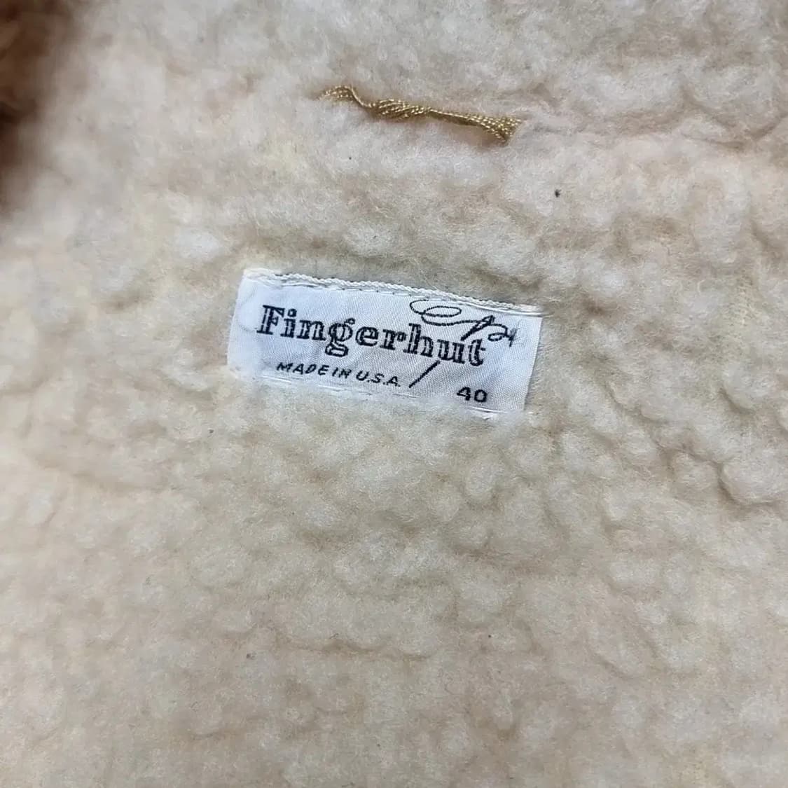 미제 핑거헛 메이드인usa 70s 코듀로이 양털 안감 자켓(100) 상품이미지5