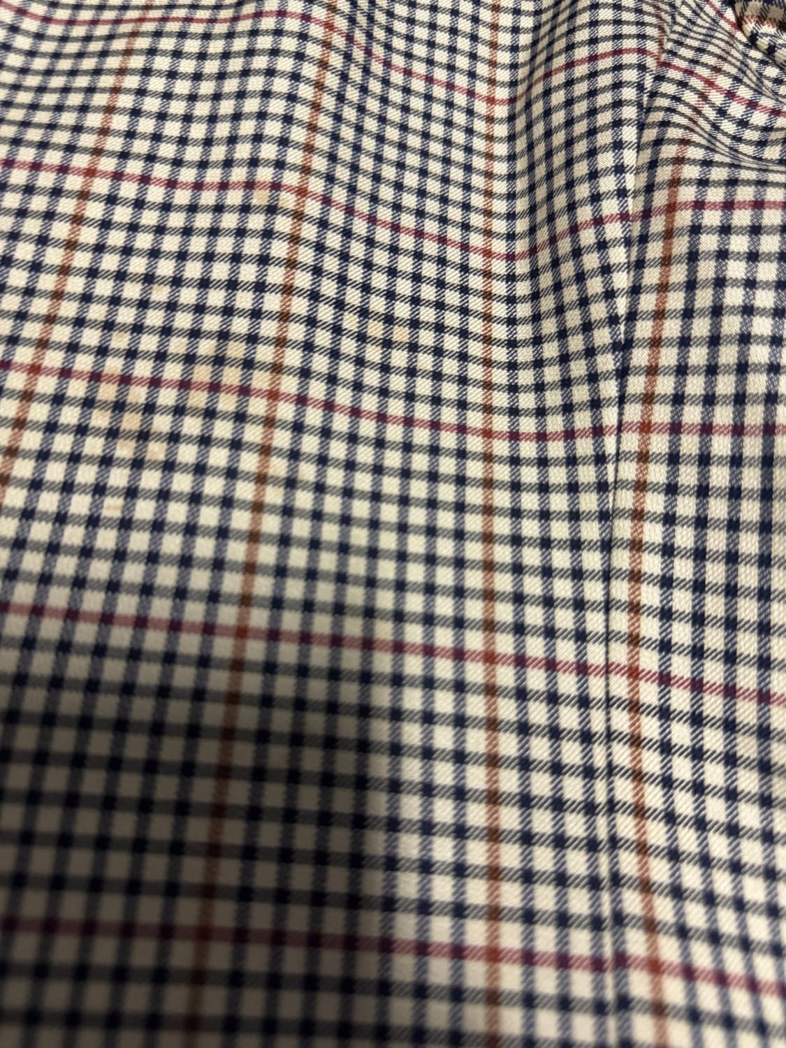 정품!! 입생로랑 YSL 레트로 체크 울 자켓 L 상품이미지4