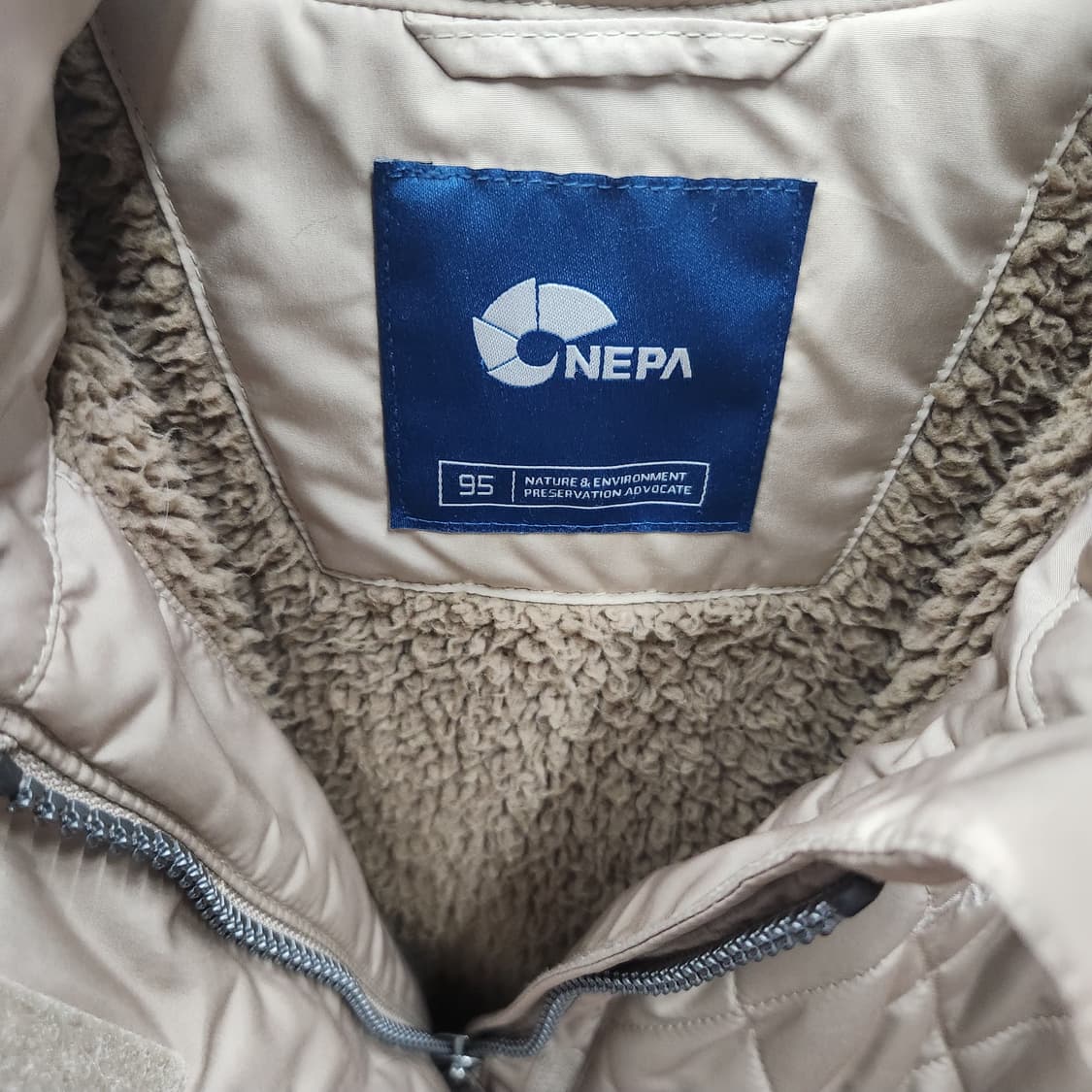 네파 퀄팅 후드 롱 패딩자켓(안감털/폴리) M 상품이미지6