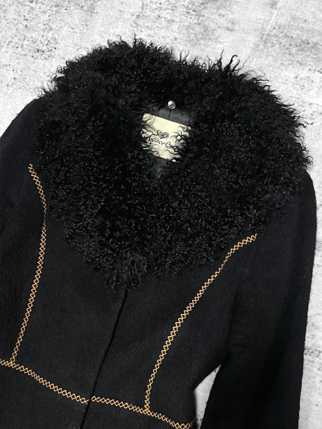 (vivayou) 00s wool fur coat 상품이미지2