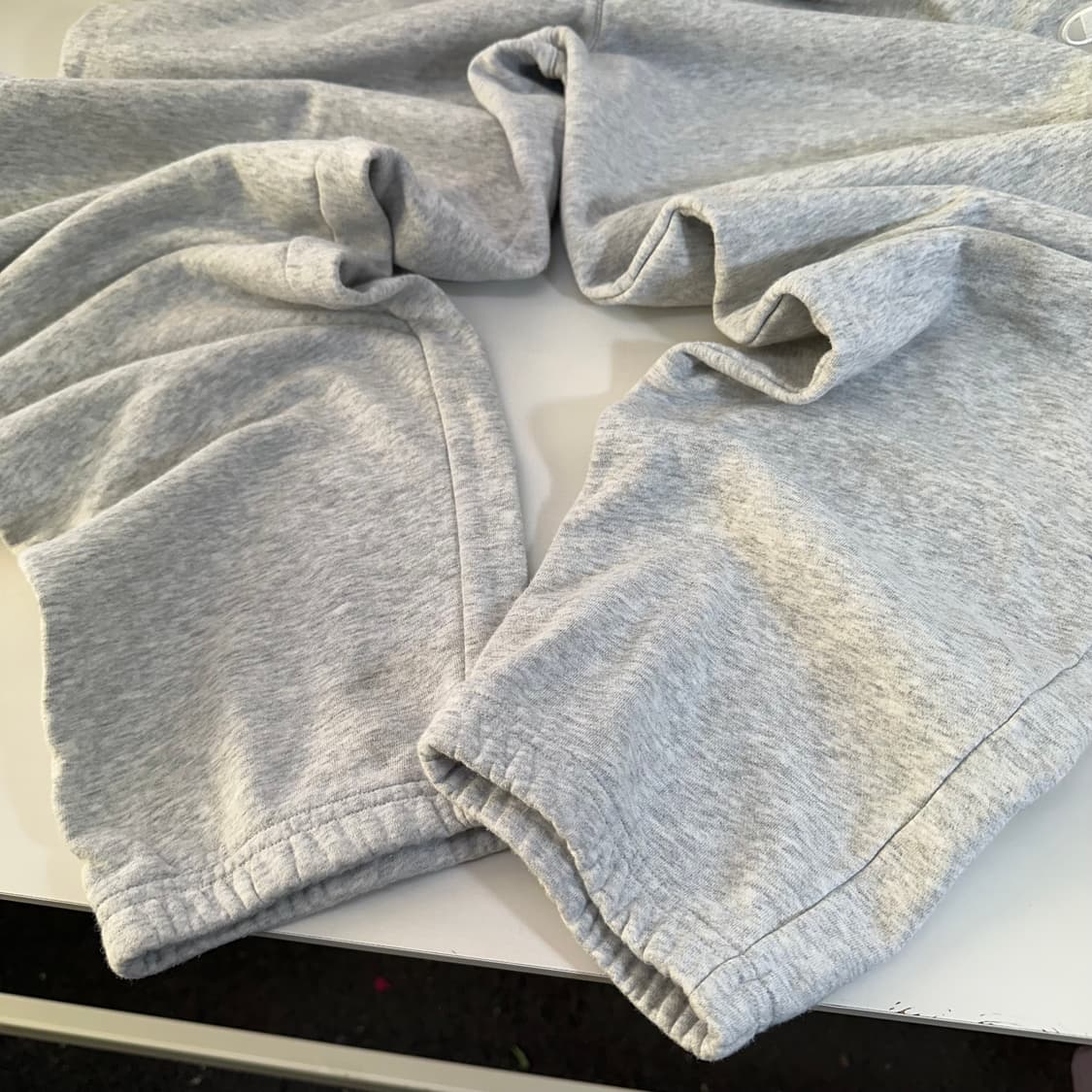 L 챔피온 멜란지그레이 루즈핏 스웻 조거팬츠 상품이미지5