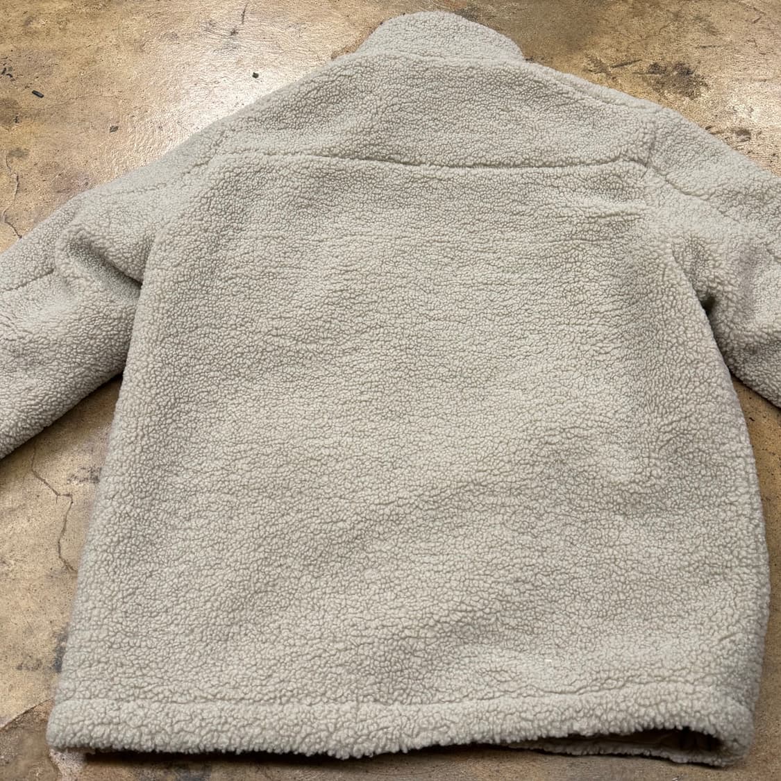 [정품/100] 몽벨 뽀글이 플리스 자켓 아이보리 b15 상품이미지4