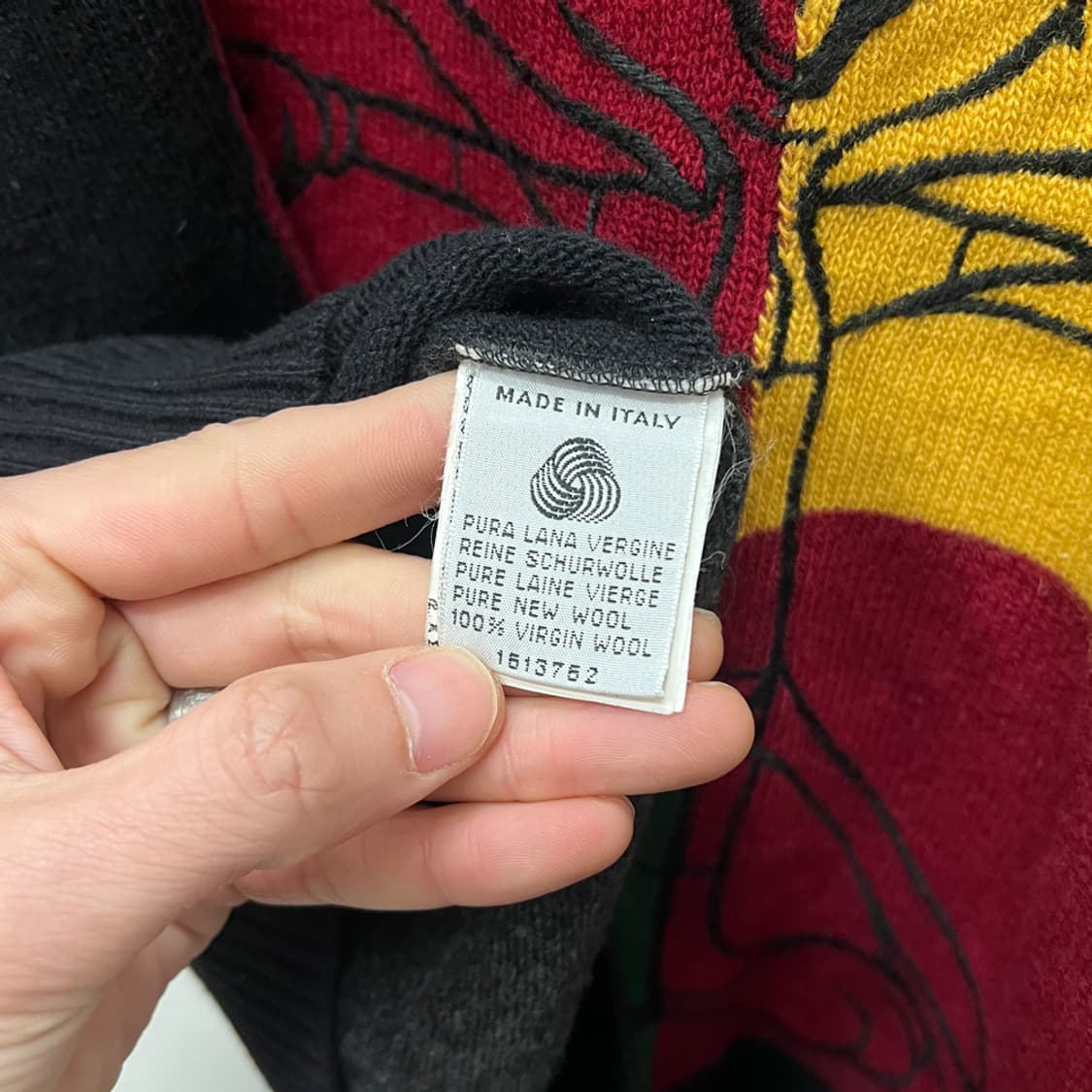 90s 아이스버그 루니툰 벅스 버니 버진울 니트 해외 M 상품이미지4