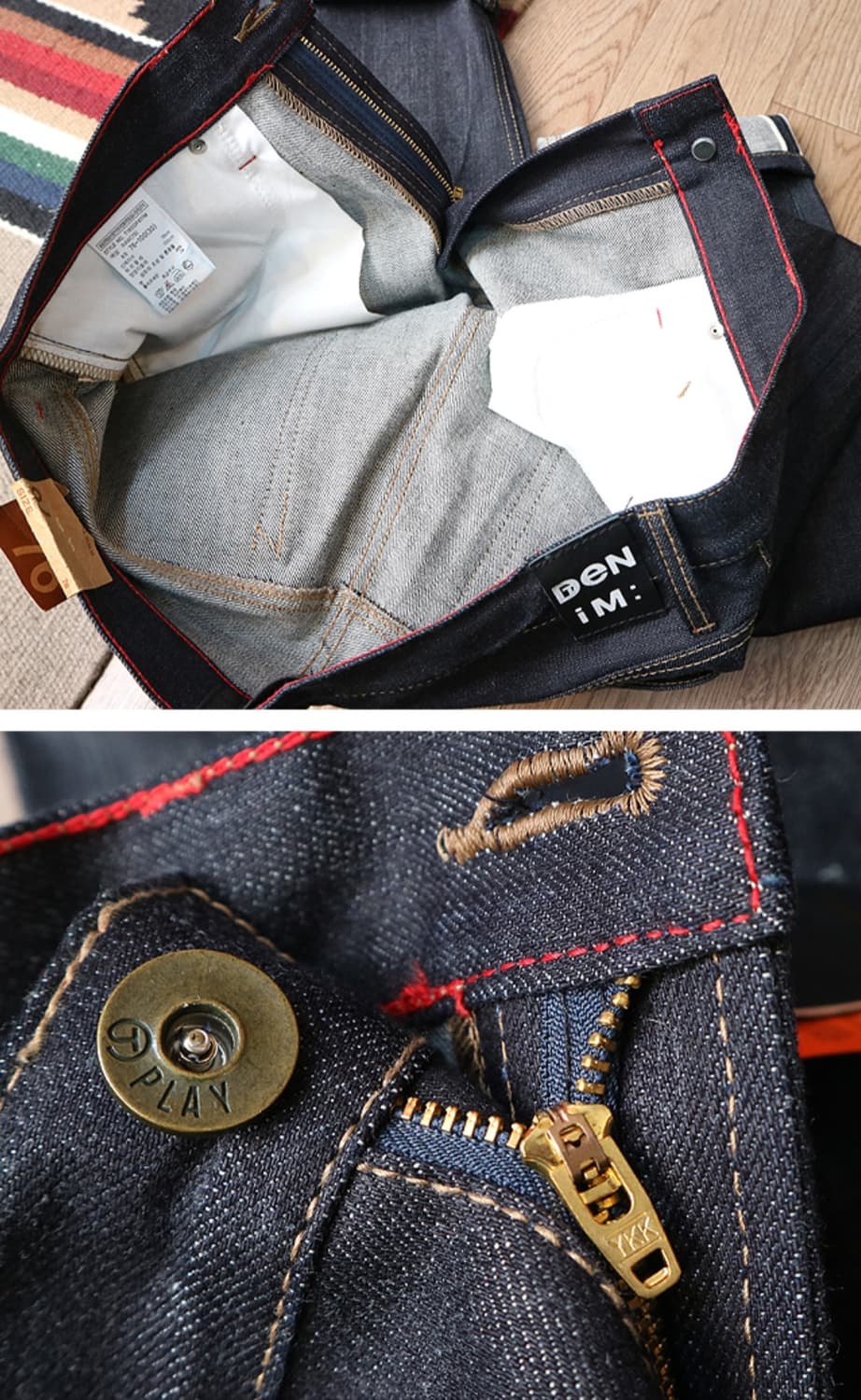 
DEN IM 진청 셀비지 데님 30사이즈 새제품 상품이미지6