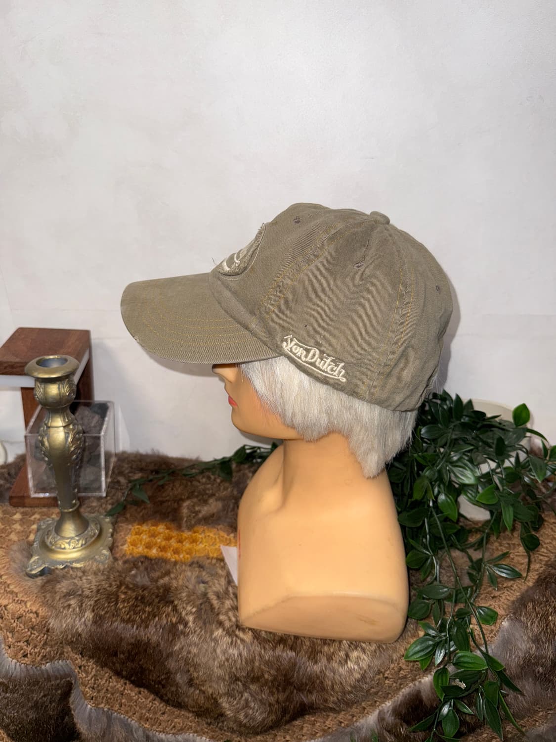 Von Dutch ash khaki logo ball cap 상품이미지2