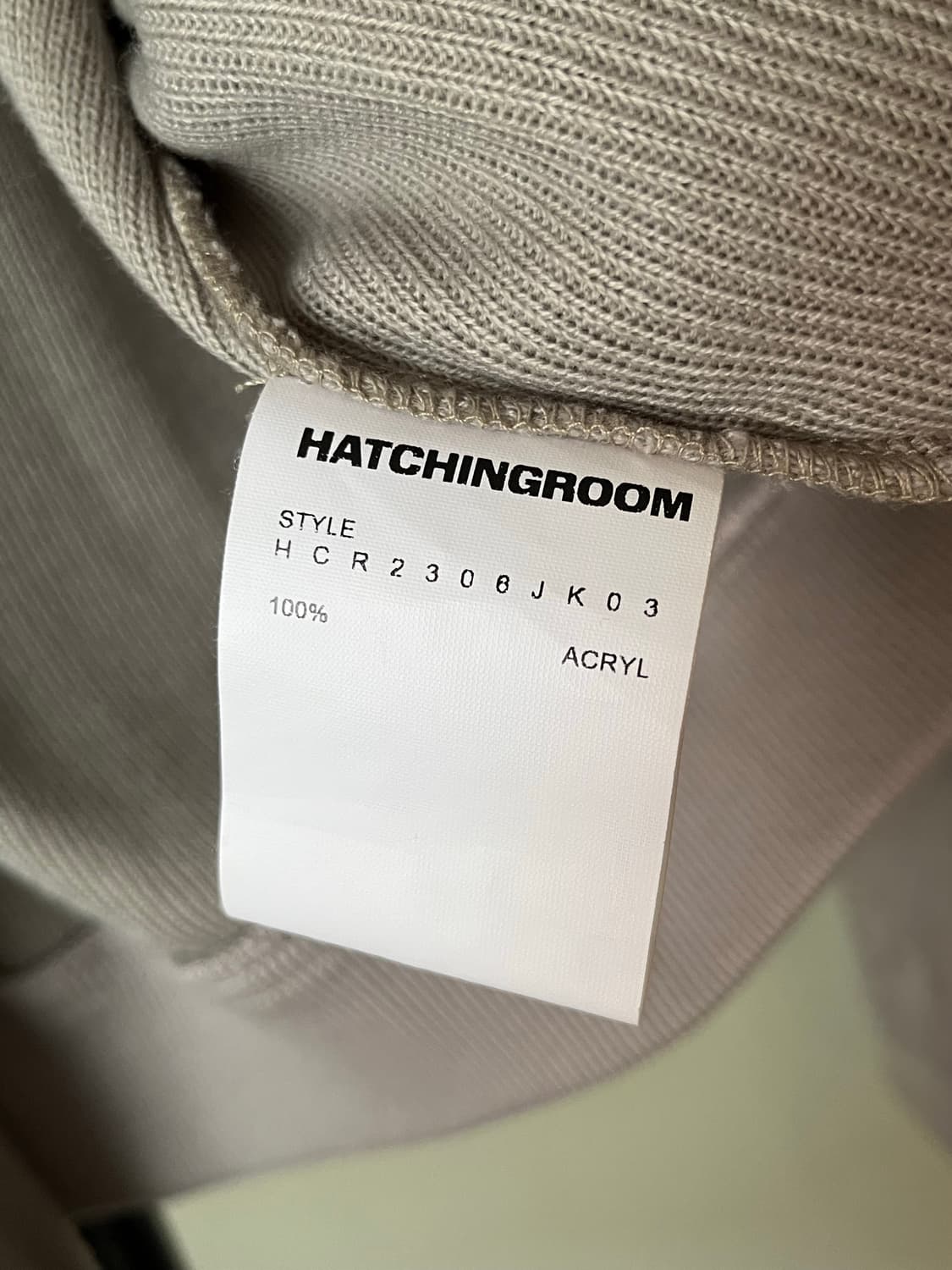 해칭룸 헤어리 자켓 그레이 3사이즈 상품이미지4