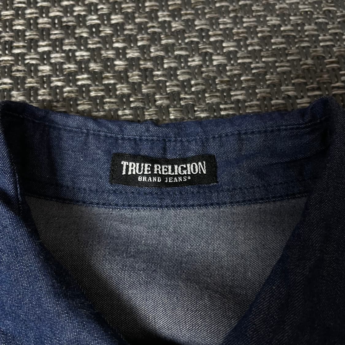 트루릴리젼 자수로고 중청 코튼 긴팔 셔츠 90 상품이미지5