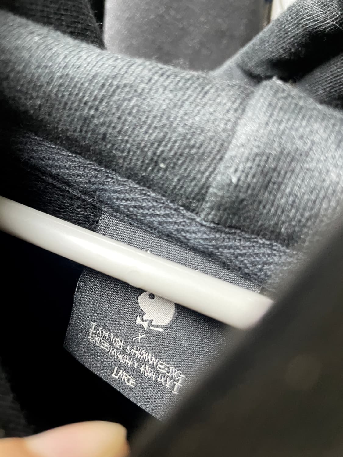 플레이보이 블랙 후드티 xl 사이즈 상품이미지3