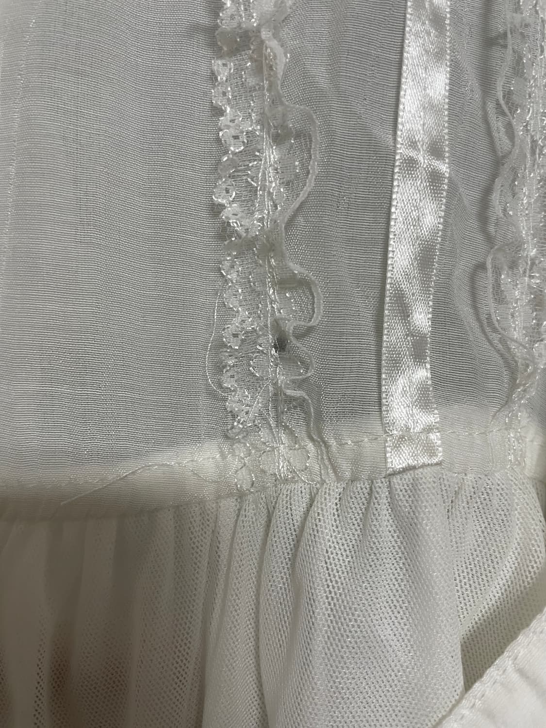 7부 시스루 프릴 가디건 상품이미지5