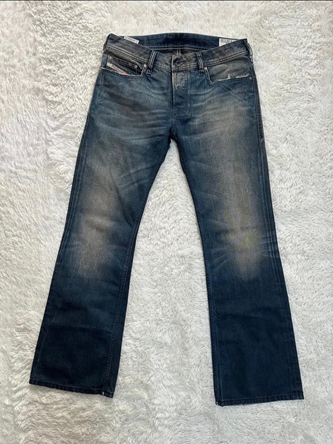 Diesel Zathan 워싱 부츠컷 데님 W29 상품이미지4