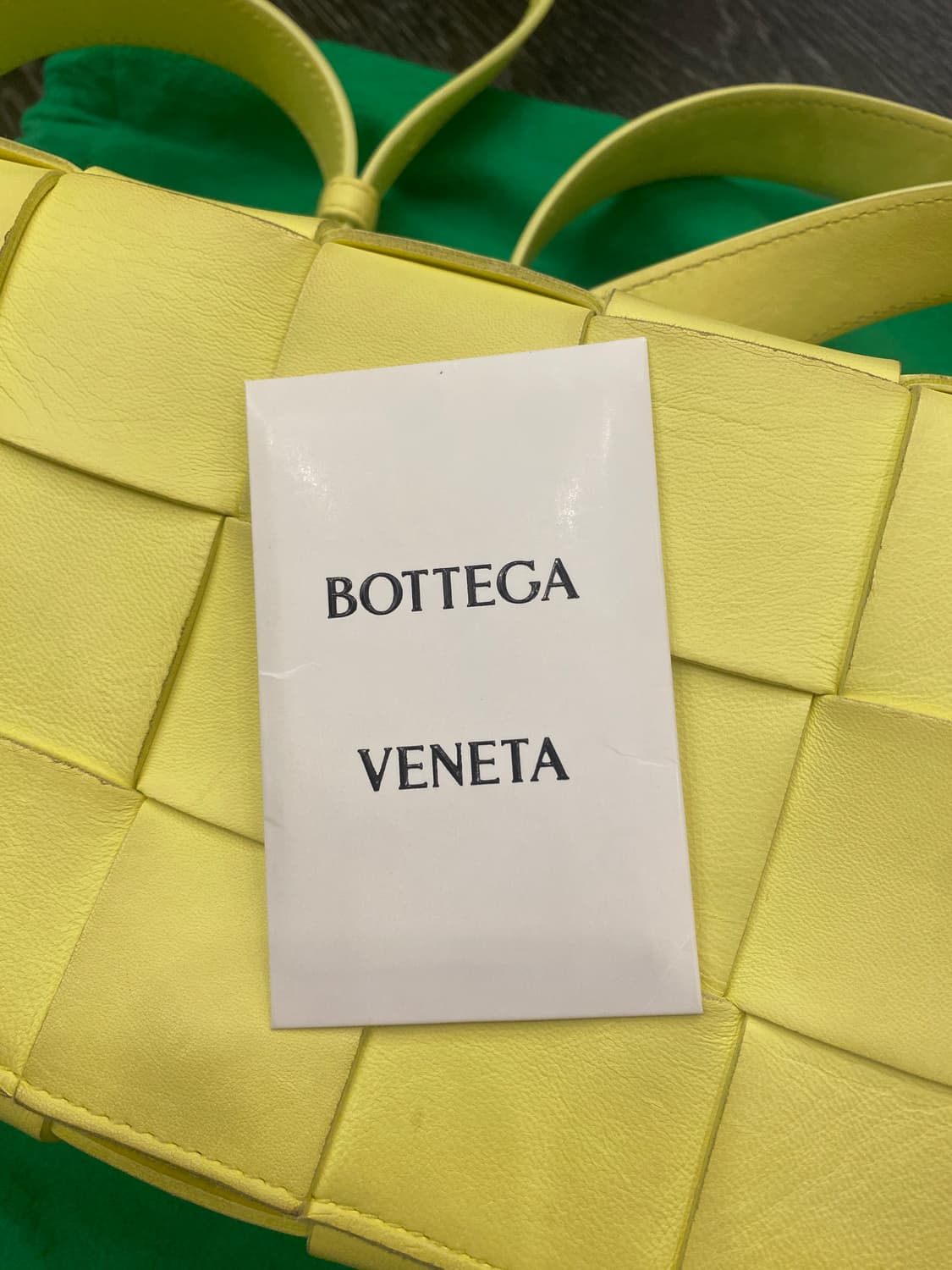 보테가 베네타 카세트백 레몬셔벗 스몰 상품이미지7