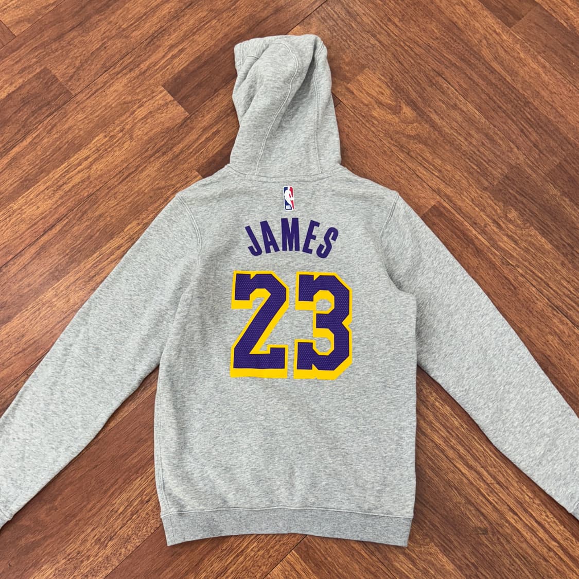 S 나이키 LA 레이커스 후드 티셔츠(르브론) 상품이미지2