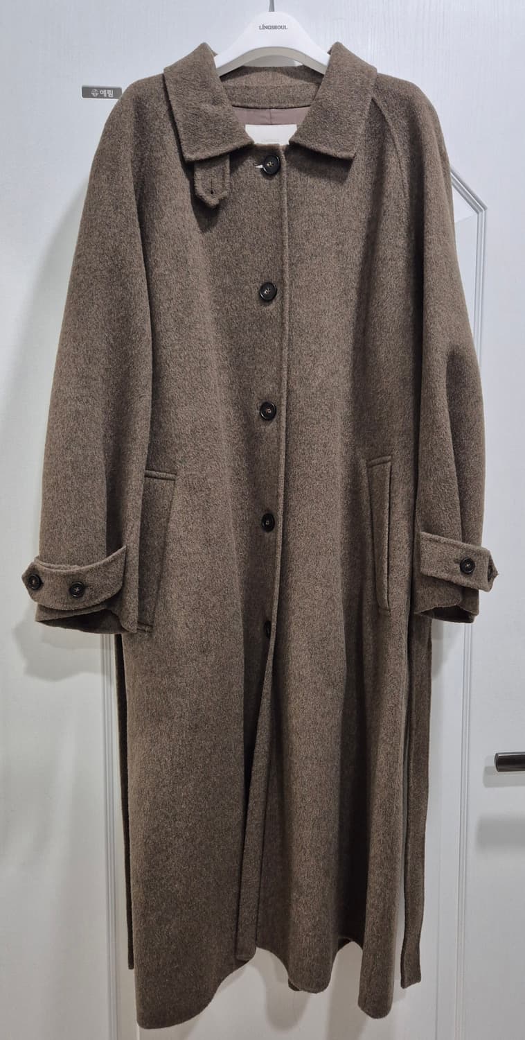 링서울 핸드메이드 울 트렌치 코트 브라운 M사이즈 상품이미지5