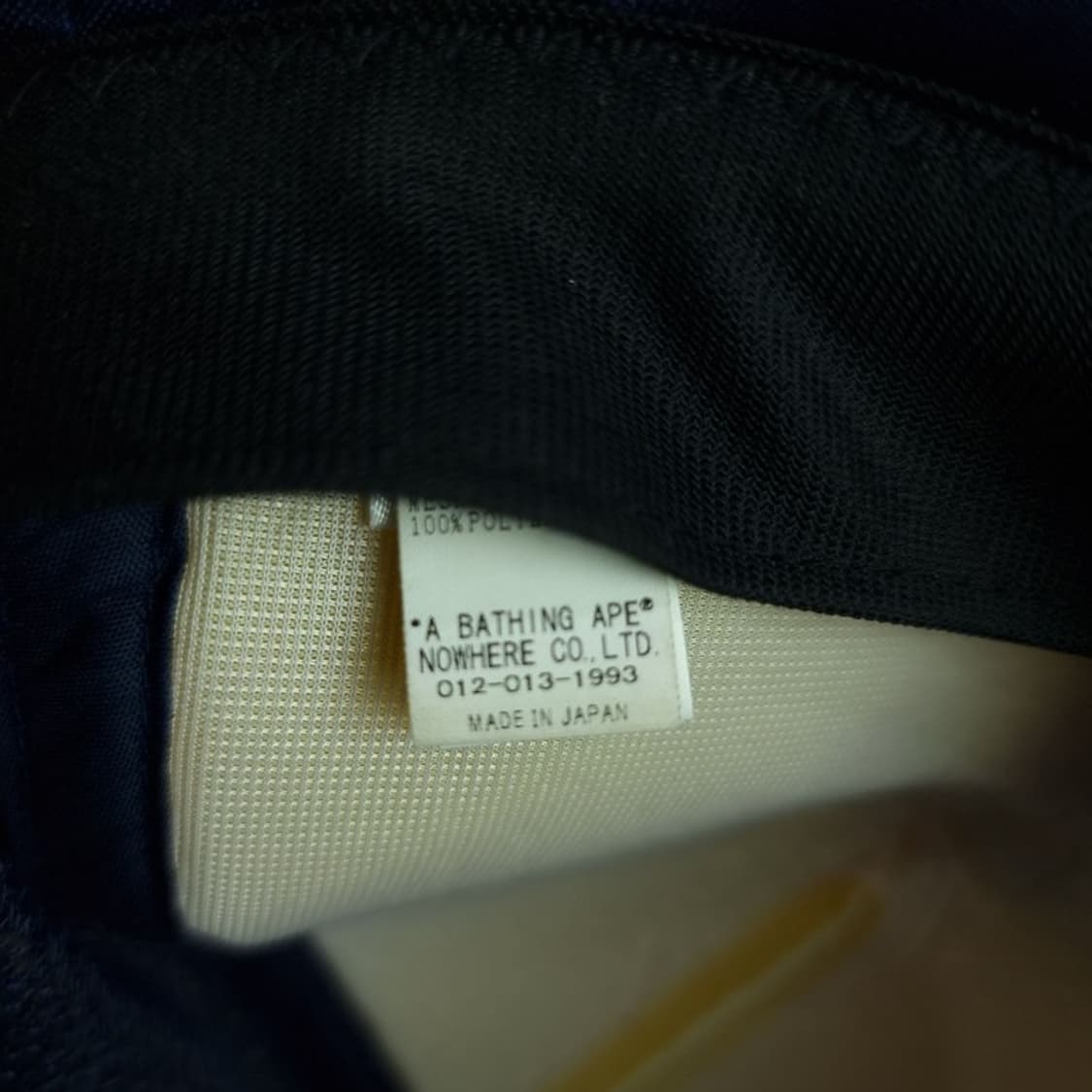 [베이프] 빅로고 컬리지 메쉬캡 트러커캡 네이비 P01557 상품이미지9