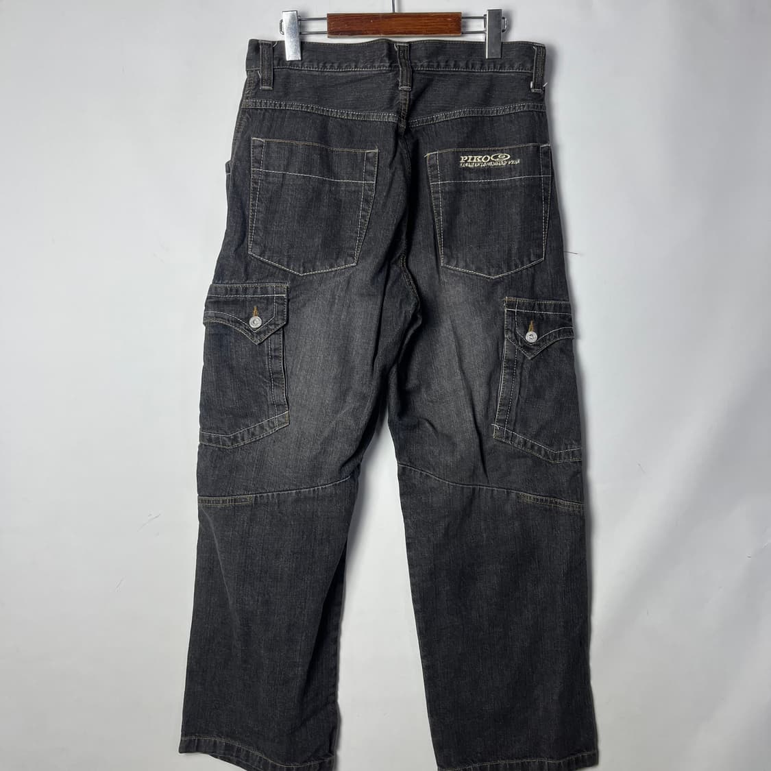 [PIKO] 피코 올드스쿨 카고 데님팬츠 상품이미지2