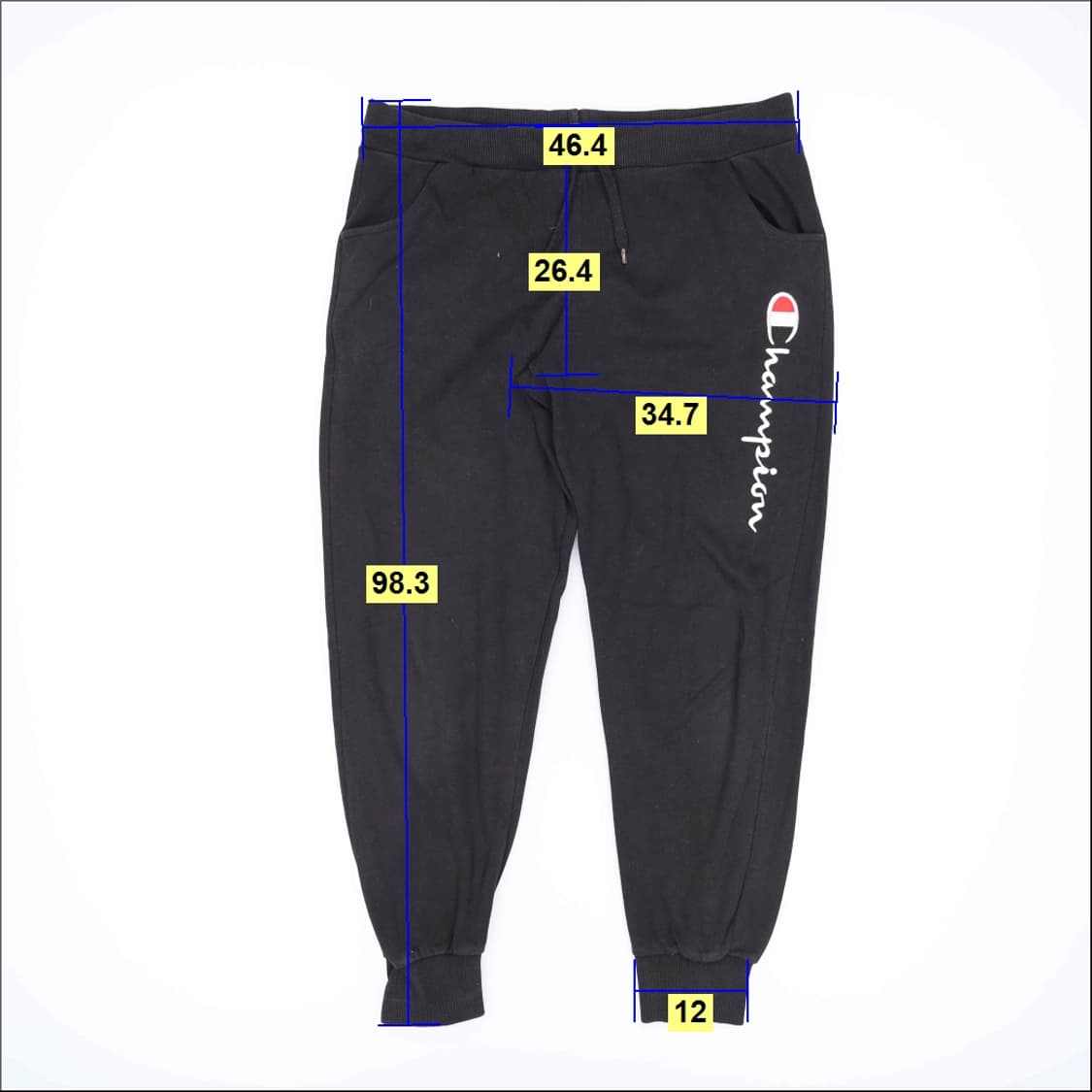 XL 챔피온 블렉 조거팬츠 0324H1 상품이미지7