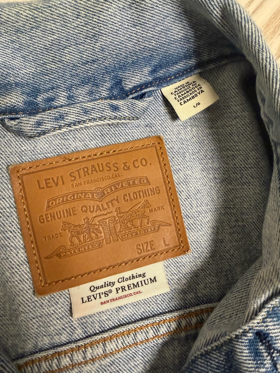 리바이스 연청자켓 상품이미지3