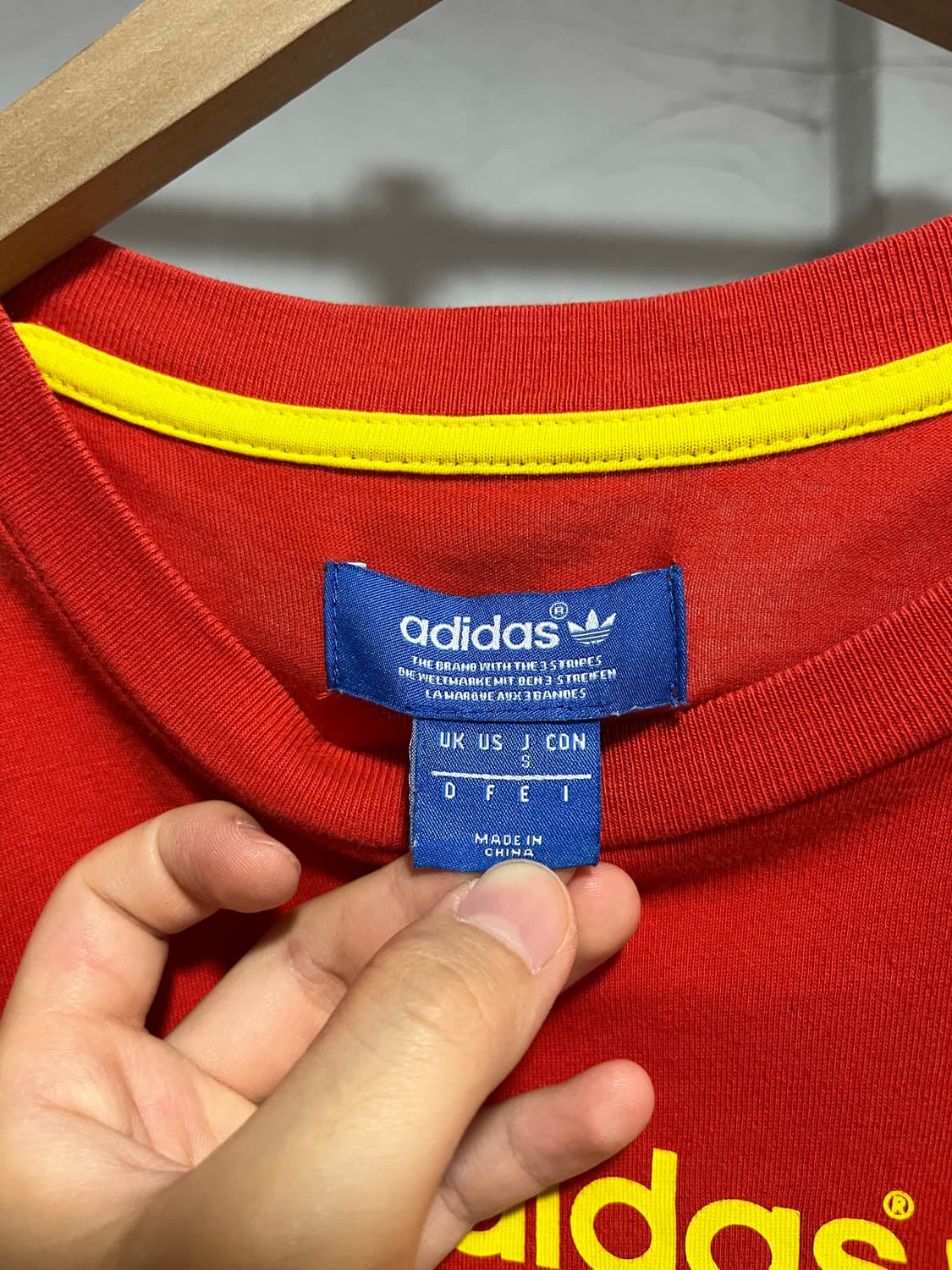 Adiddas orange T-shirt 상품이미지2