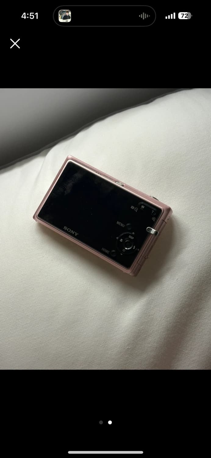 소니 사이버샷 DSC-T20 디카 디지털카메라 핑크 충전기 포함 상품이미지2