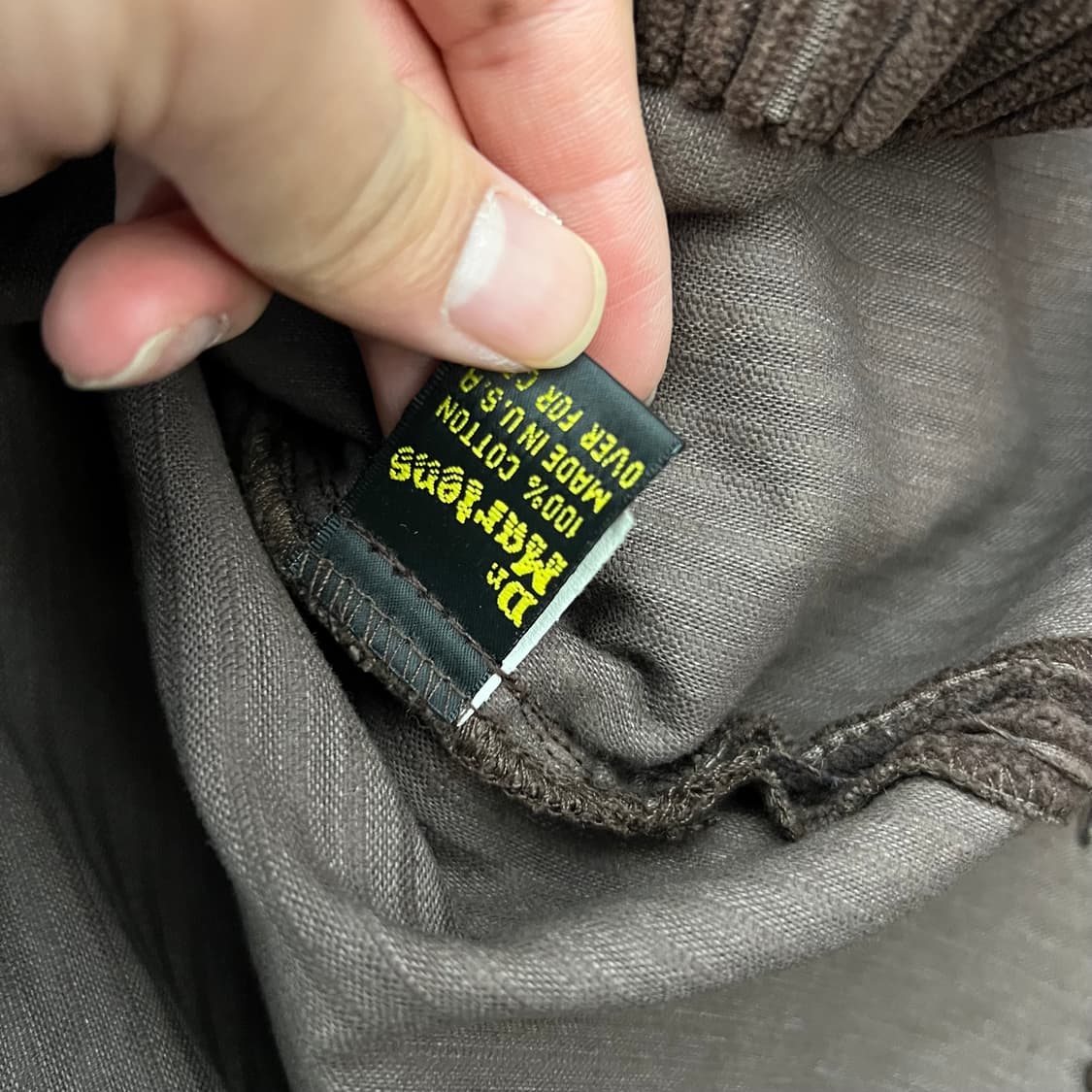 닥터마틴 투포켓 코듀로이 집업 자켓 브라운 상품이미지6