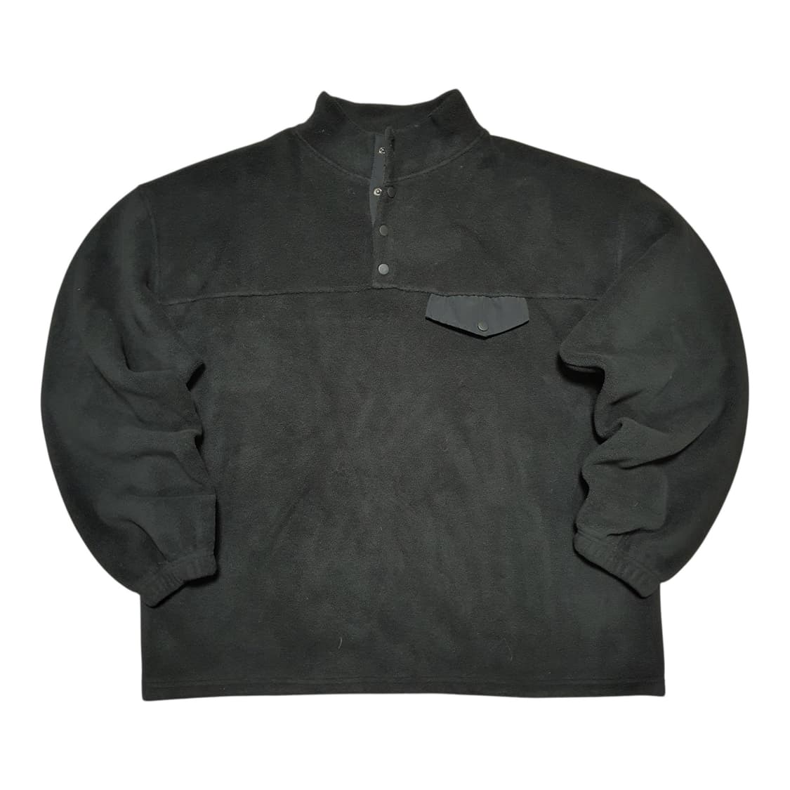 ✨ (바배) 블랙 똑딱이 플리스 맨투맨  상품이미지1