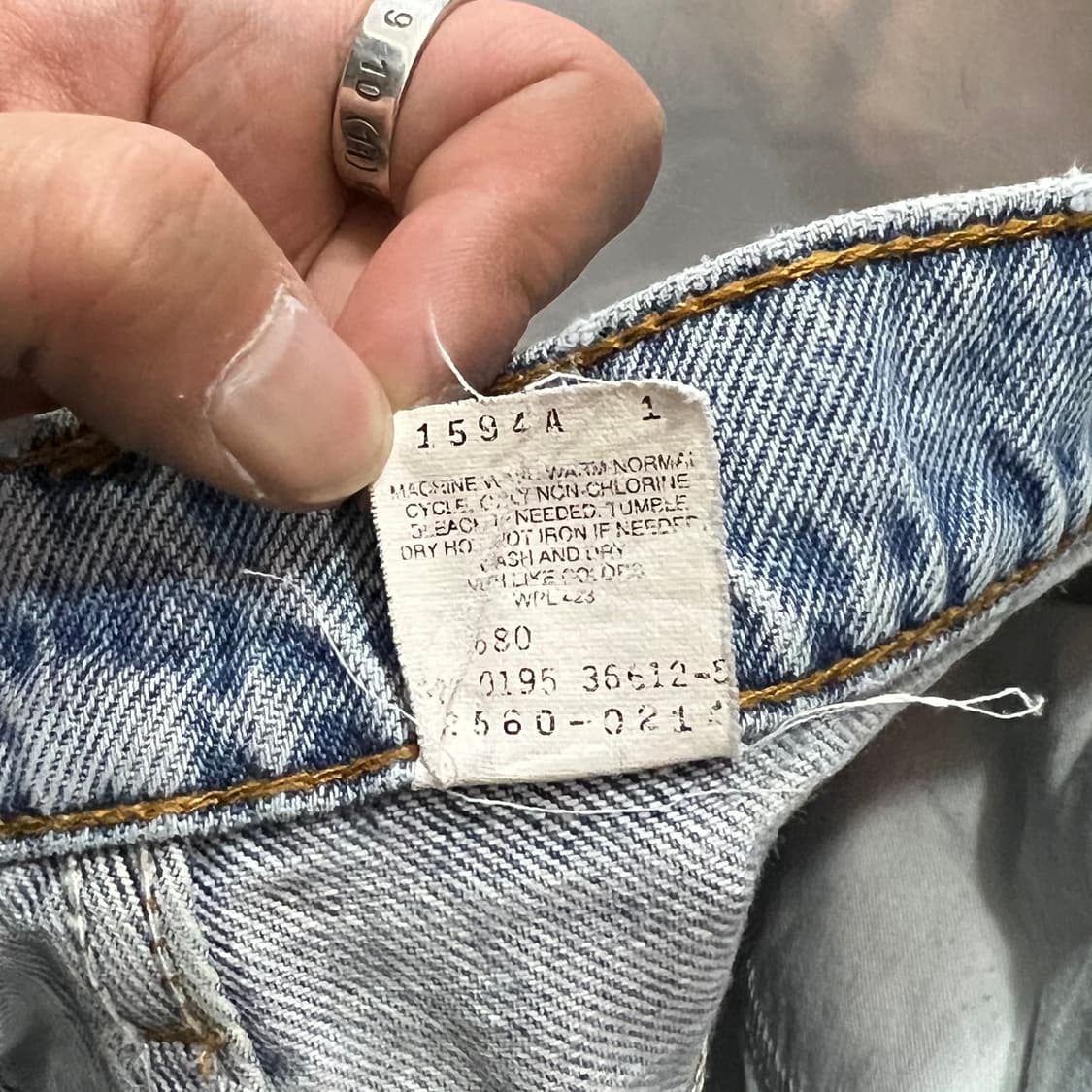  USA 리바이스 560 오렌지탭 데님 팬츠 y14808 상품이미지7