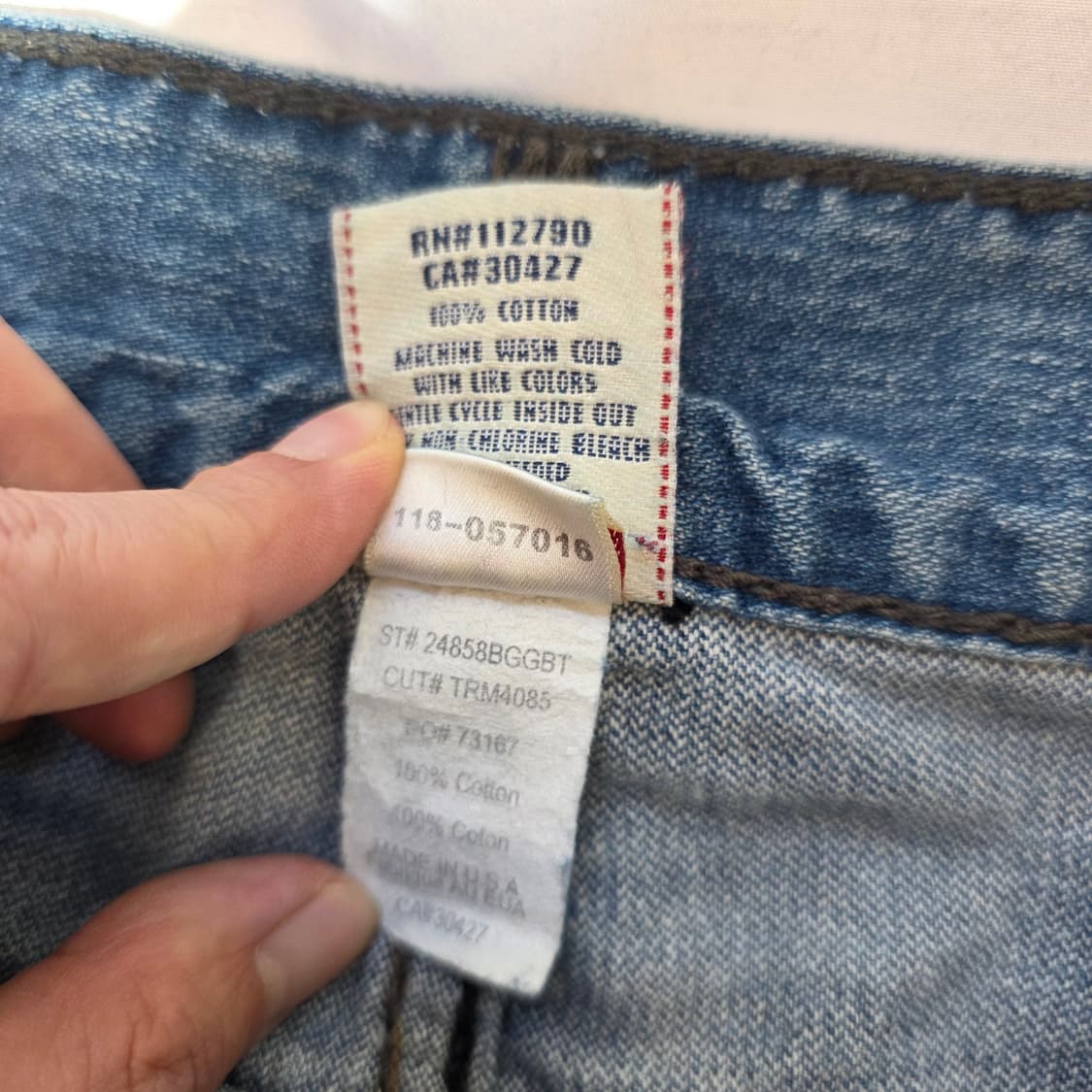 [30]트루릴리전 USA 빌리 자이언트 빅티 부츠컷 데님 팬츠 상품이미지5