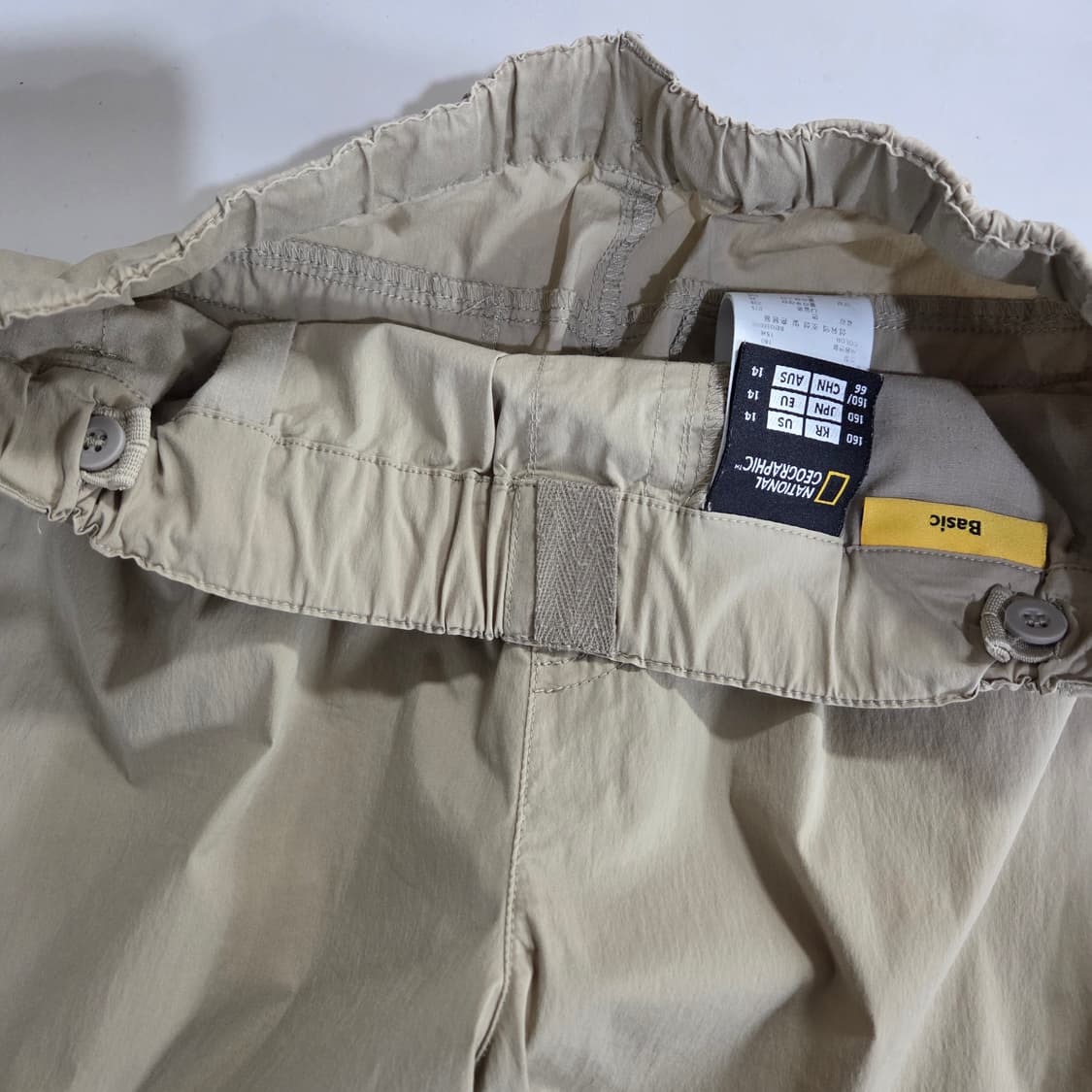 내셔널지오그래픽 키즈 나일론 반바지 160/15  상품이미지4