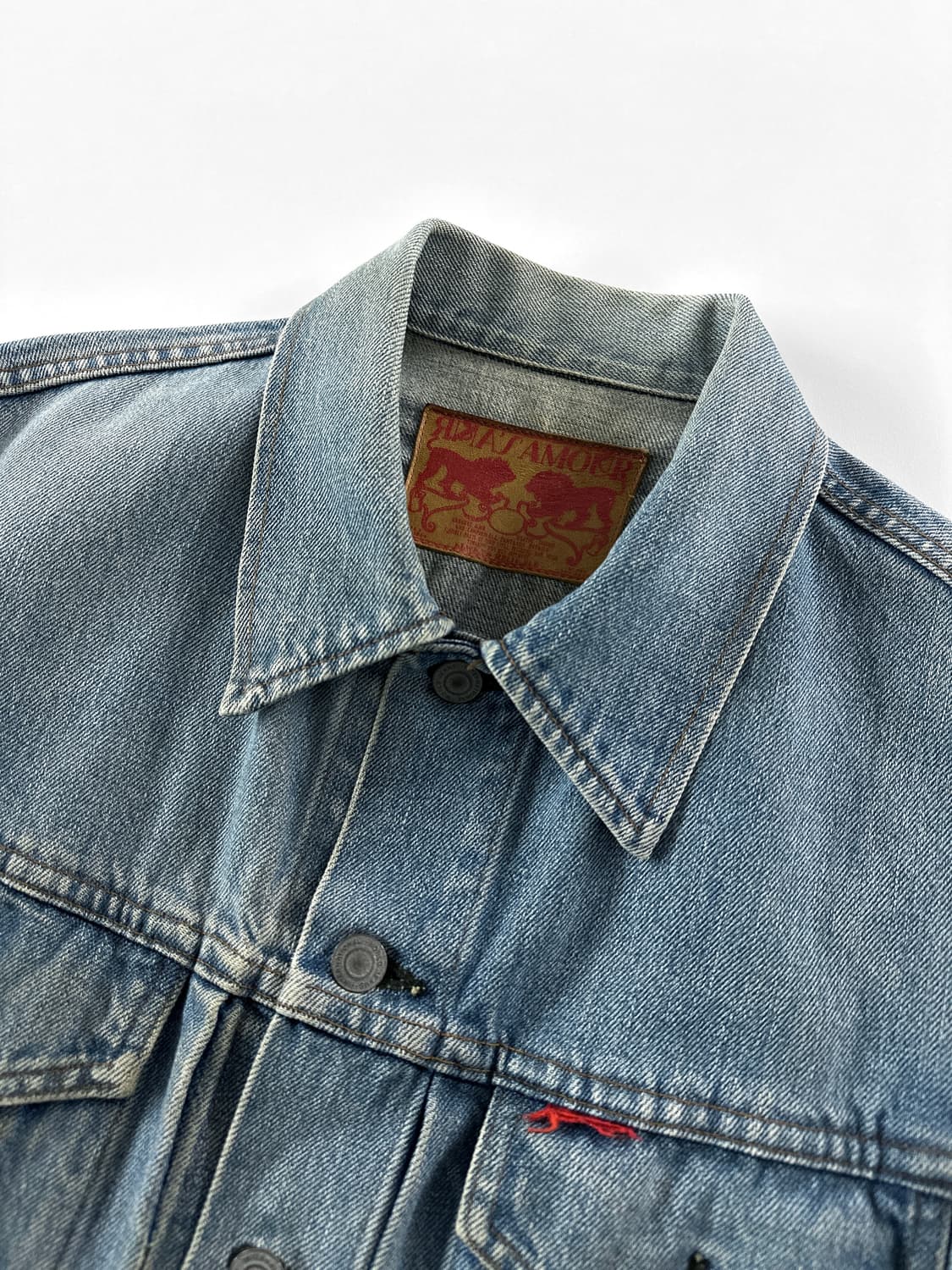 90s RNA lnc. Bras Amour 데님 트러커 자켓 상품이미지4