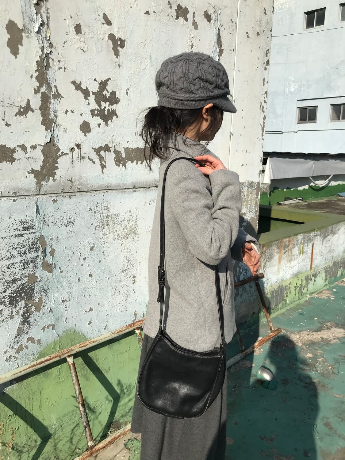 빈티지 케이블 니트 캡 상품이미지4