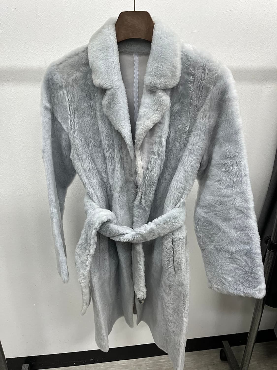 여) 이브살로몬 신형 램스킨 리얼퍼코트  상품이미지4