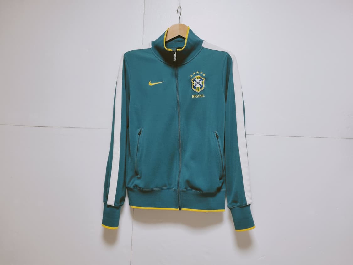 남성 빈티지 나이키 브라질 N98 트랙탑 져지 집업 저지 축구복 국대 상품이미지2