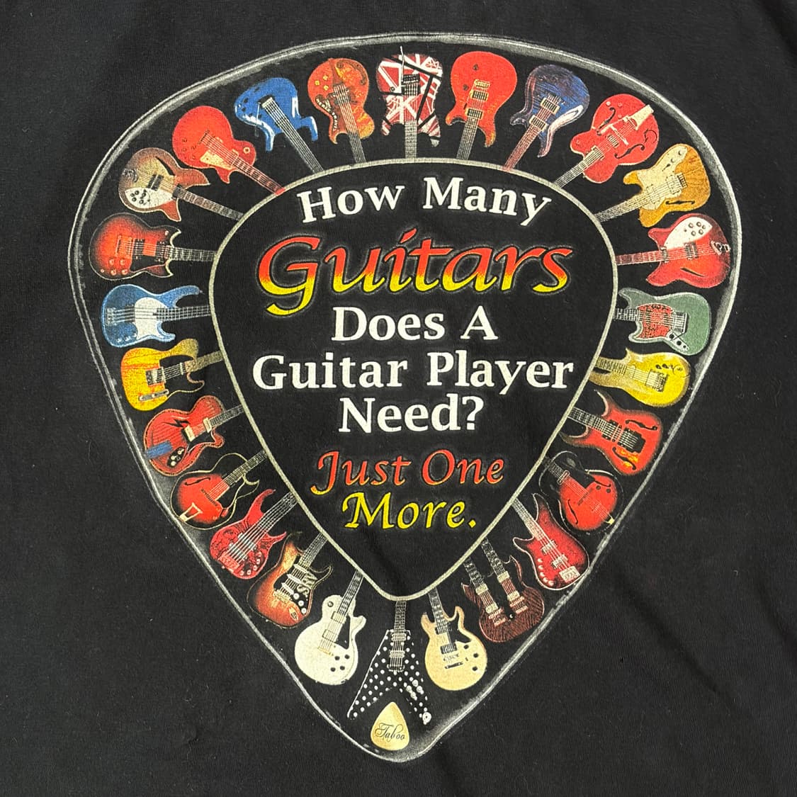 블랙 빈티지 기타 반팔 M 상품이미지5