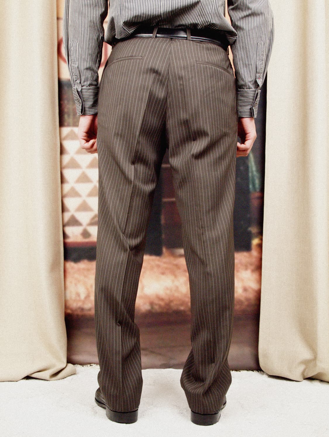 Virgin Wool Stripe Pants 상품이미지3